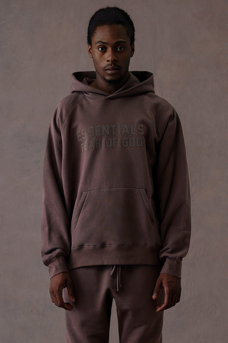 Fear of God Essentials Hoodie 'Off Black'