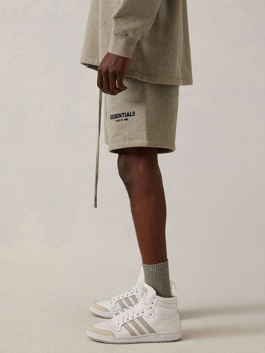 Fear of God Essentials Light Oatmeal Sweatshort (SS22)