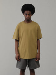 Fear of God Essentials Amber alphabet offset round neck loose short-sleeved T-shirt（FW21）