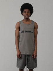 Fear of God Essentials FOG onogram offset printed sleeveless vest(22SSBX)