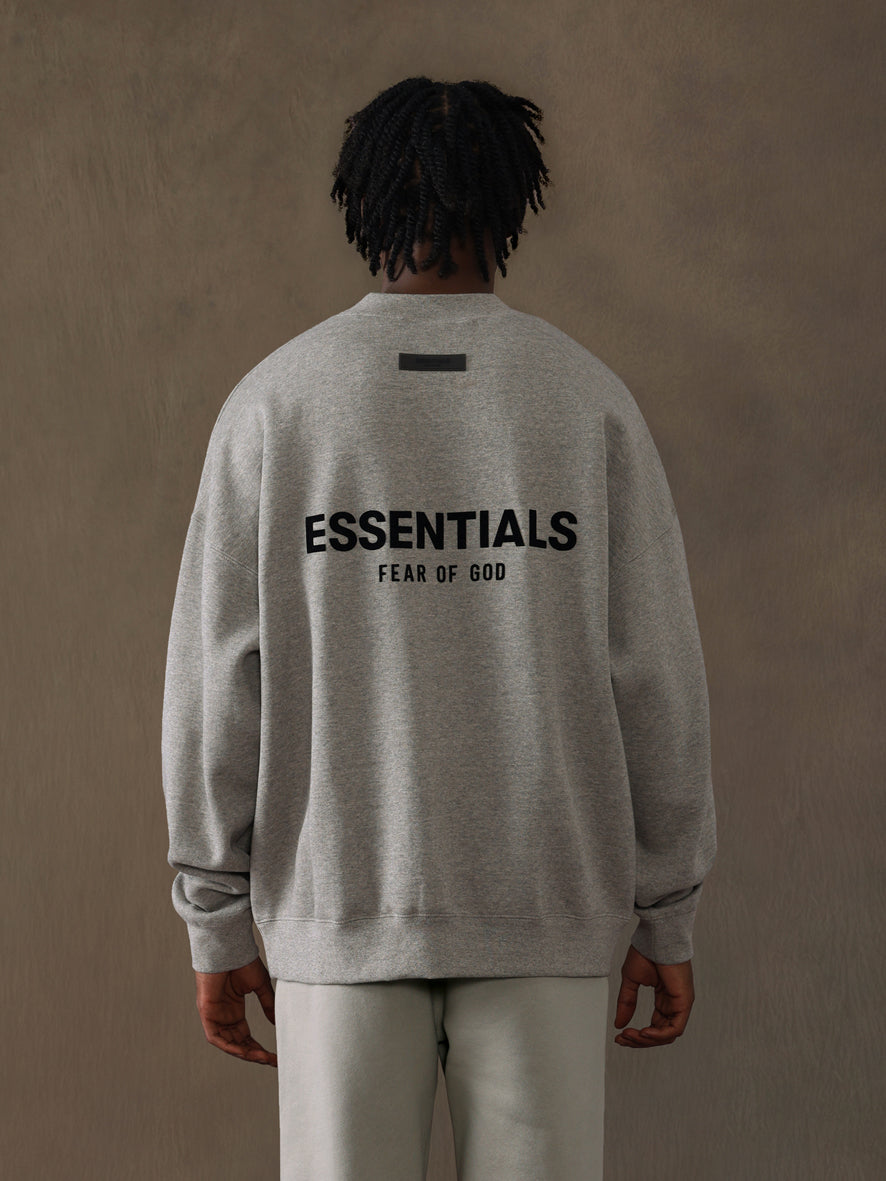 Fear of God Essentials Crewneck (SS22) Dark Oatmeal