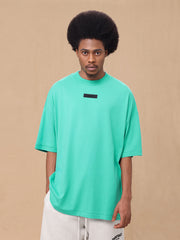 Fear of God Essentials FOG Summer Thin leaf blue crew-neck T-shirt(SS24)