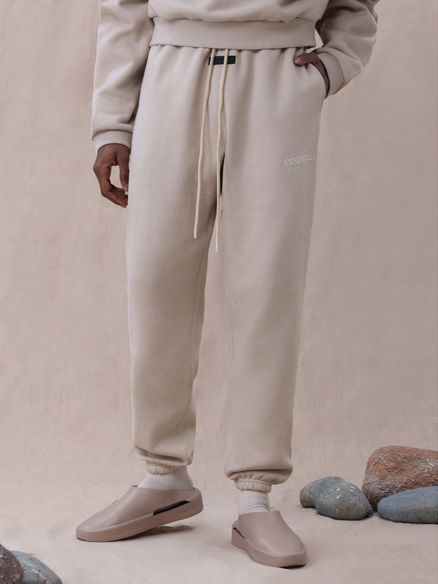 ESSENTIAL SWEATPANTS - GOLD HEATHER