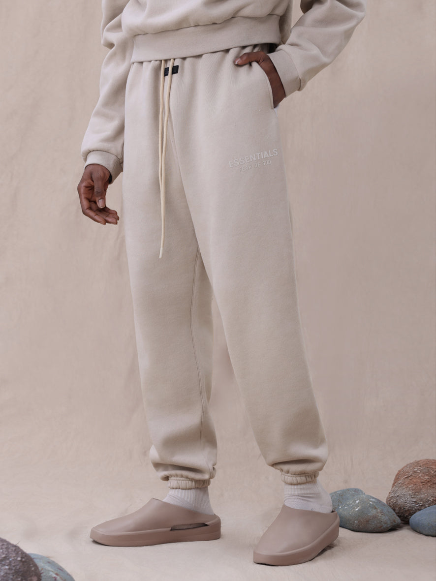 ESSENTIAL SWEATPANTS - GOLD HEATHER