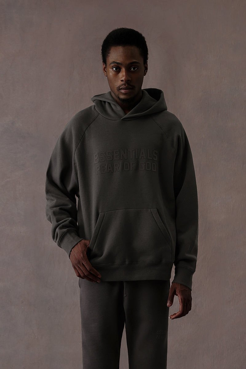 Fear of God Essentials Hoodie 'Off Black'