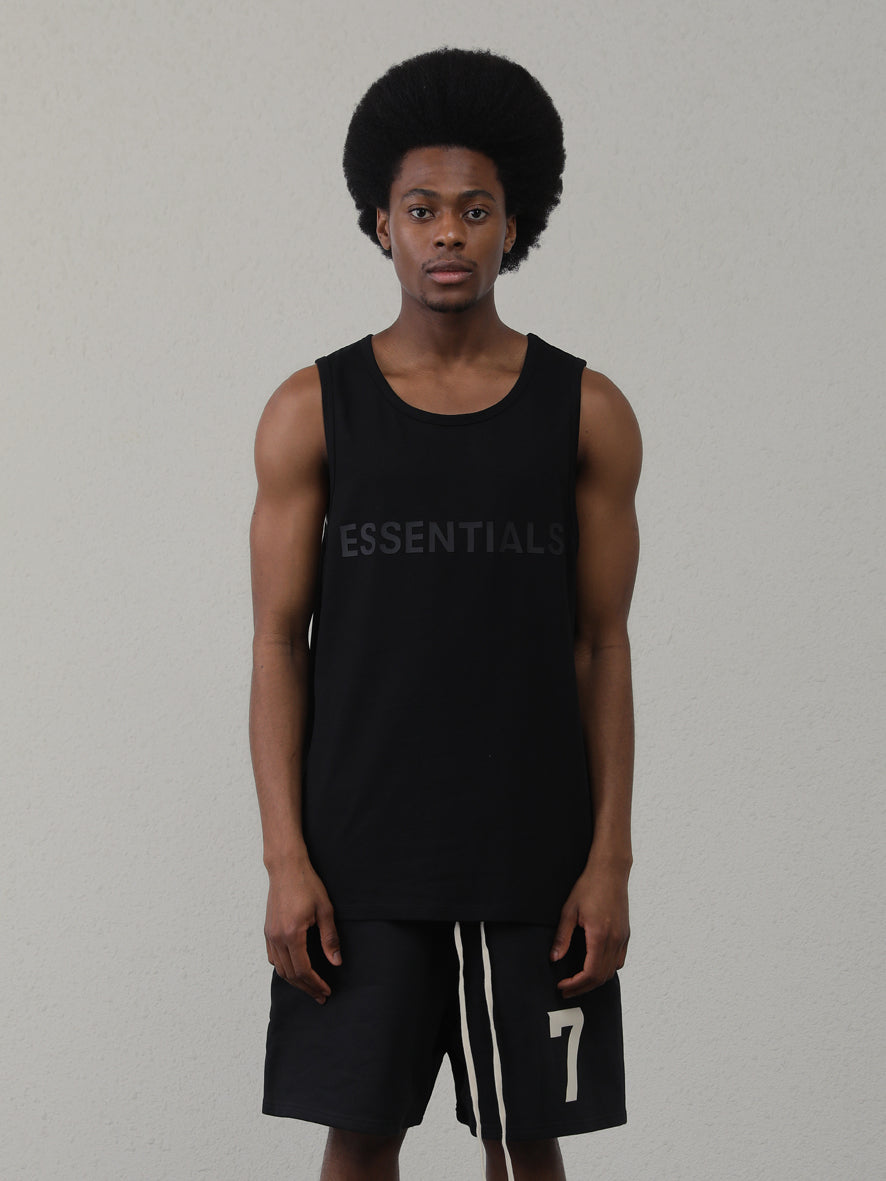 Fear of God Essentials FOG onogram offset printed sleeveless vest(22SSBX)