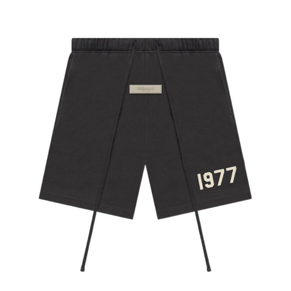 FEAR OF GOD ESSENTIALS 1977 SHORTS "Dark Oatmeal"