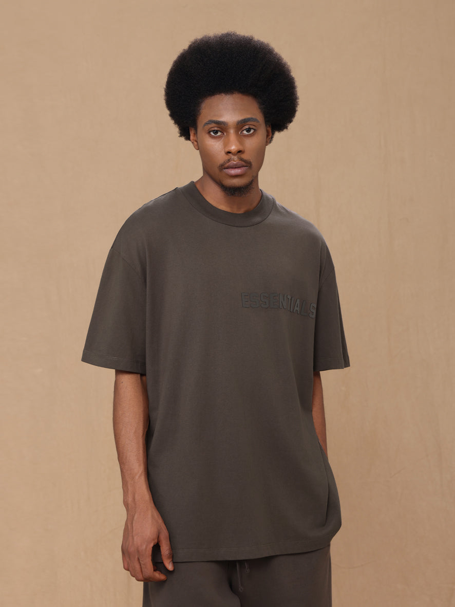 Fear of God Essentials Silicone Printed Casual Loose Short Sleeve T-shirt（23SS）