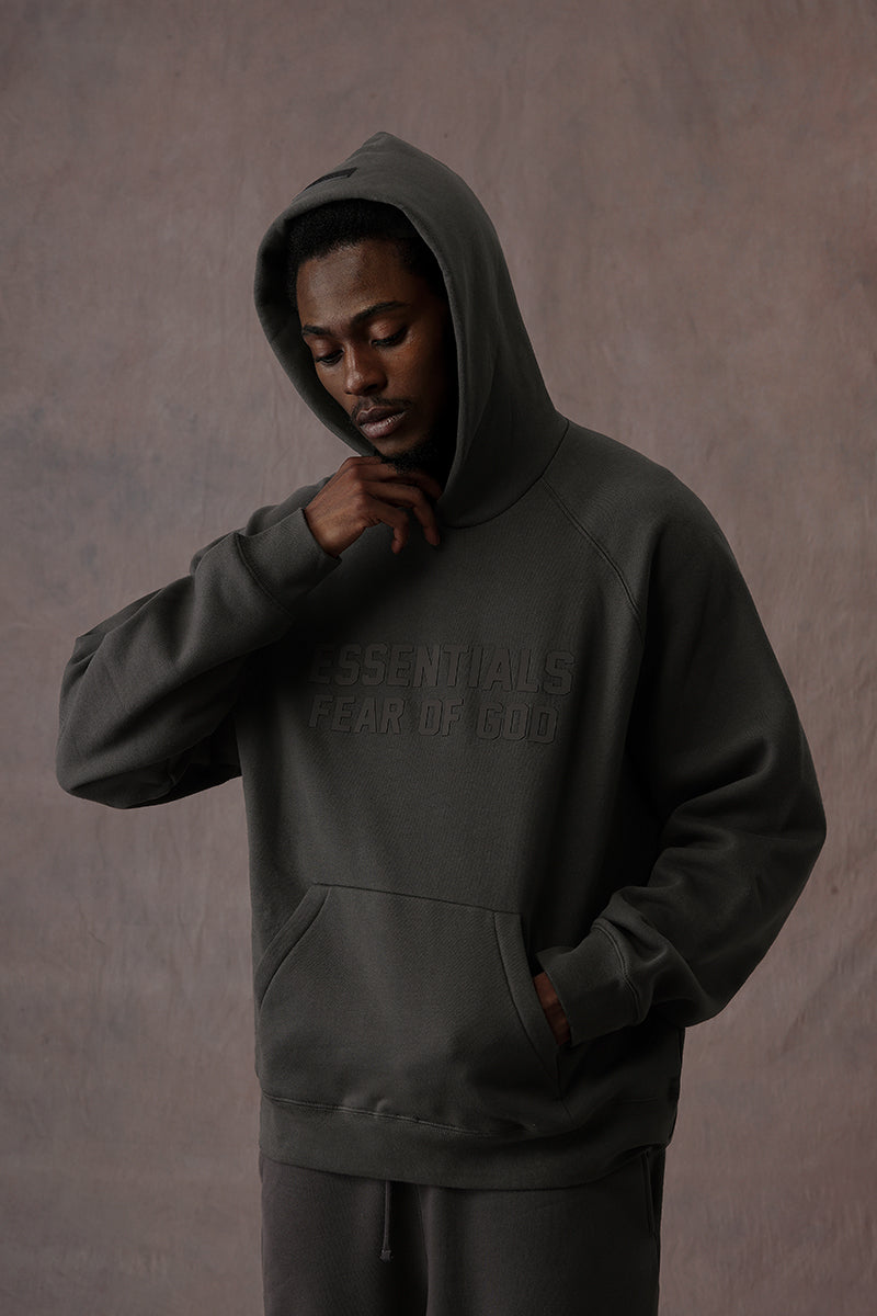 Fear of God Essentials Hoodie 'Off Black'