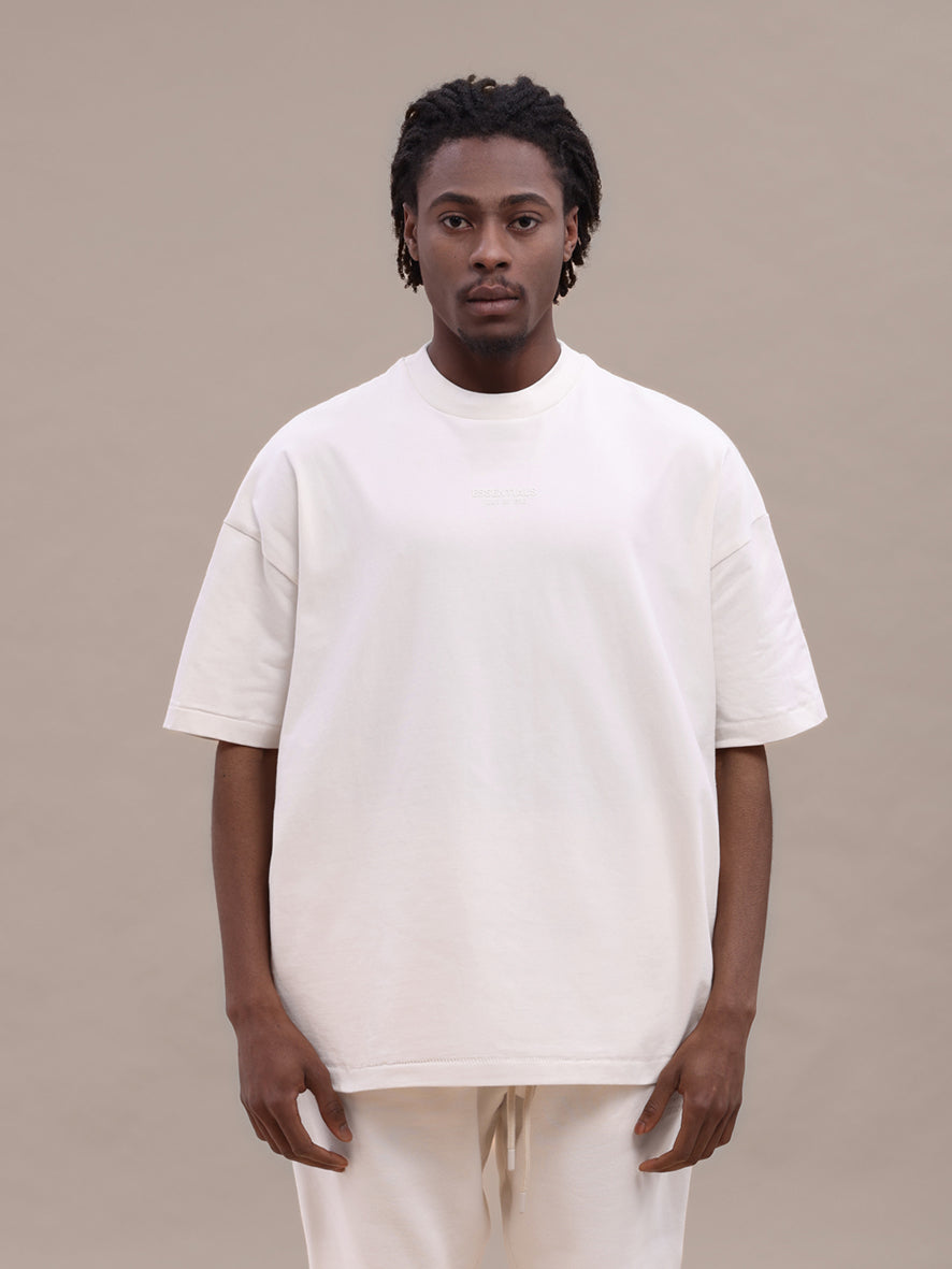 Fear of God Essentials FOG Cloud Series Double-Layer Loose Crewneck Short-Sleeve T-Shirt(24YXL)