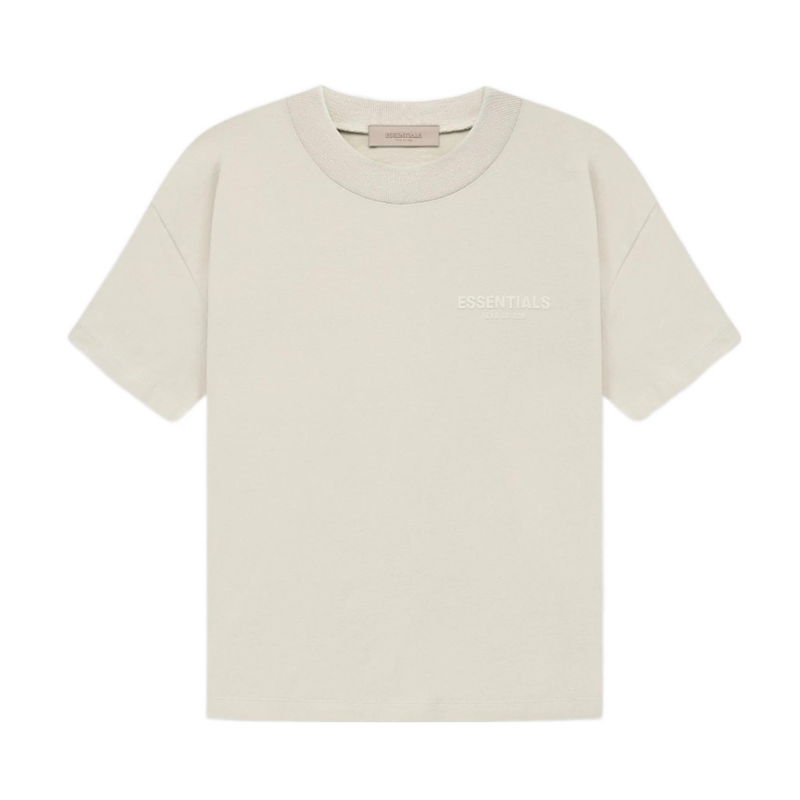 Fear Of God Essentials Letter flocking printed loose round neck pullover short sleeve T-shirt（SS22）