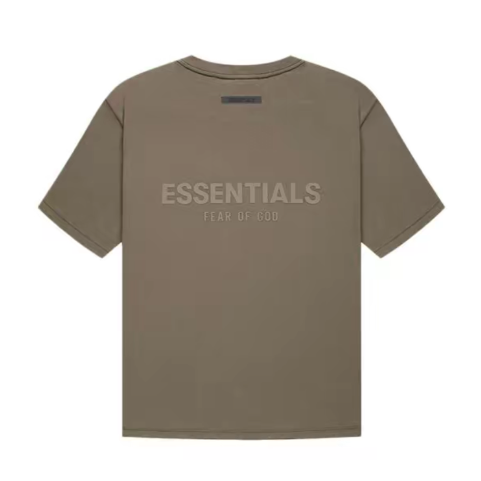 Fear of God Essentials Amber alphabet offset round neck loose short-sleeved T-shirt（FW21）