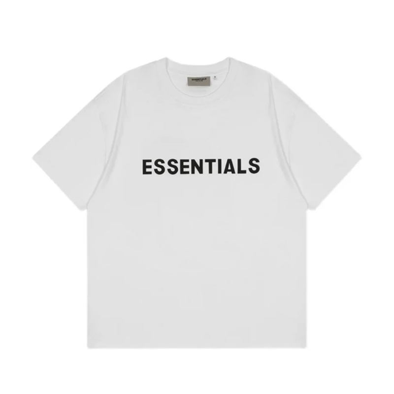 Fear of God Essentials Summer FOG Trendy 3D Printed Letter Overlock Short Sleeve T-Shirt(22SSJY)