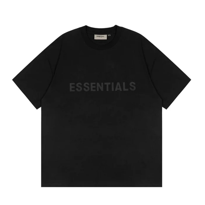 Fear of God Essentials Summer FOG Trendy 3D Printed Letter Overlock Short Sleeve T-Shirt(22SSJY)