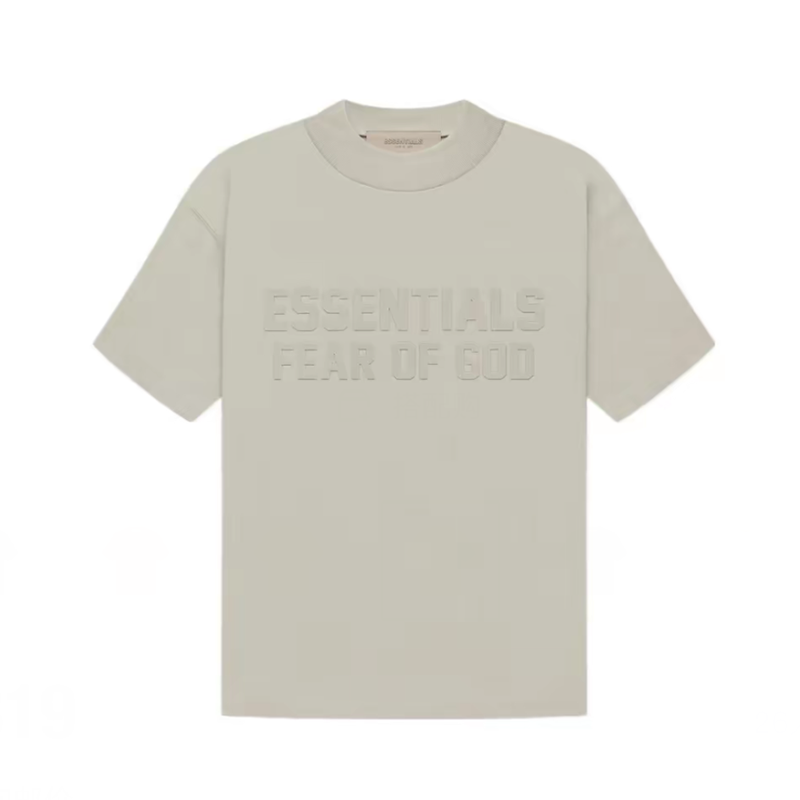 Fear of God Essentials New Velvet Printed Loose Fashionable Brand Short-Sleeved T-shirt（22FW)）