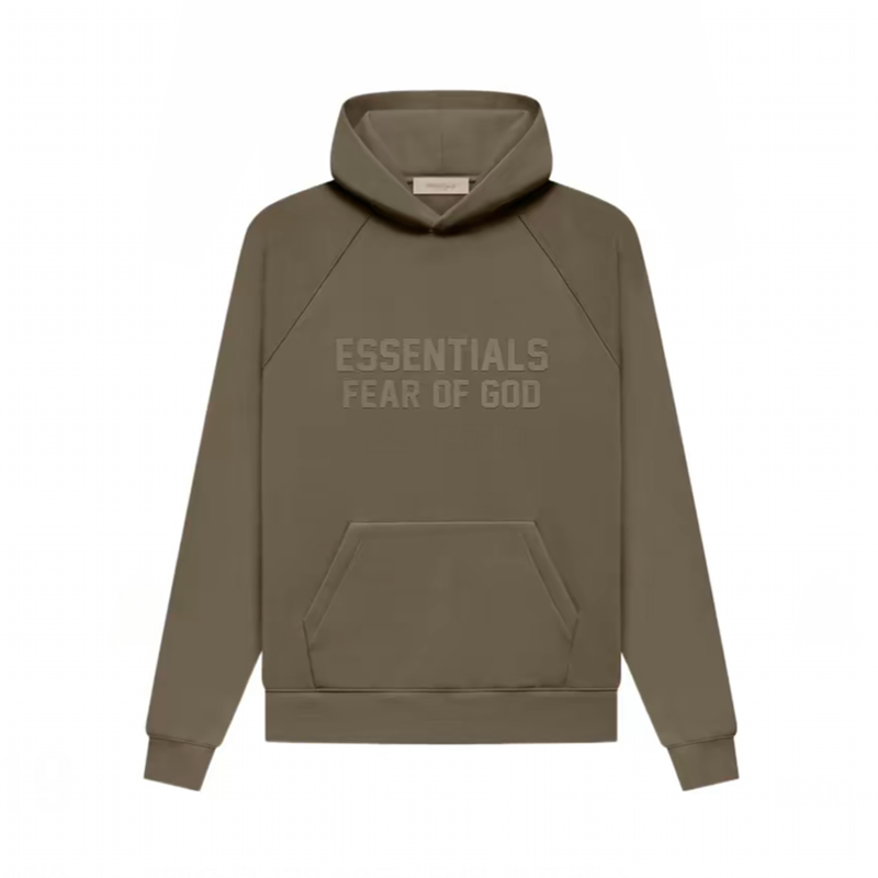 Fear of God Essentials Hoodie – Off Black – FW22