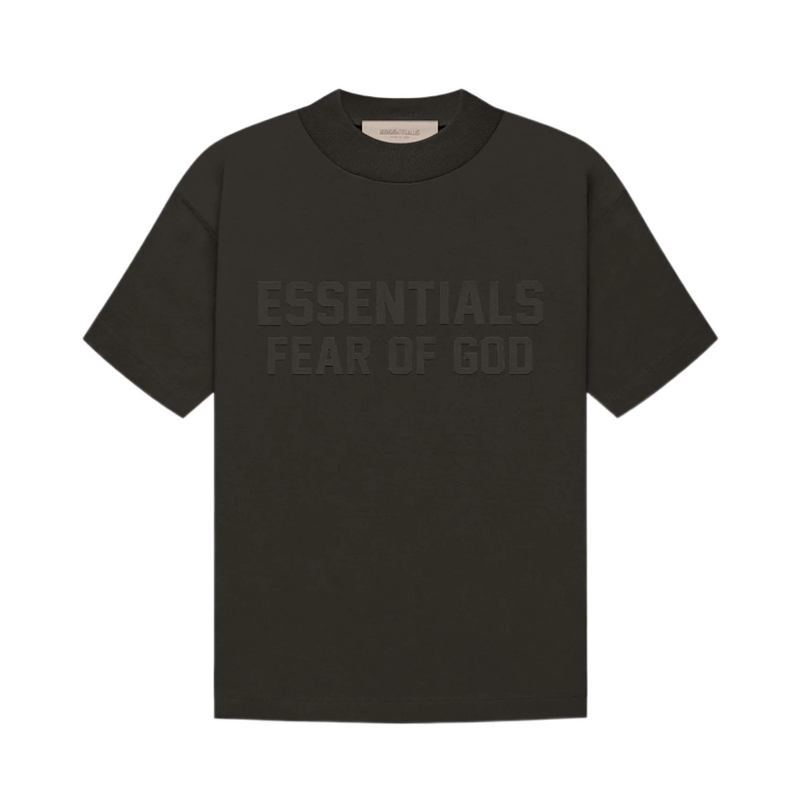 Fear of God Essentials New Velvet Printed Loose Fashionable Brand Short-Sleeved T-shirt（22FW)）