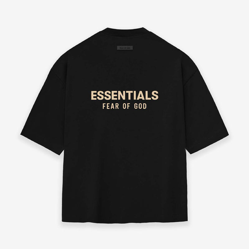 Fear of God Essentials FOG double line High Street V-neck letter short sleeve T-shirt