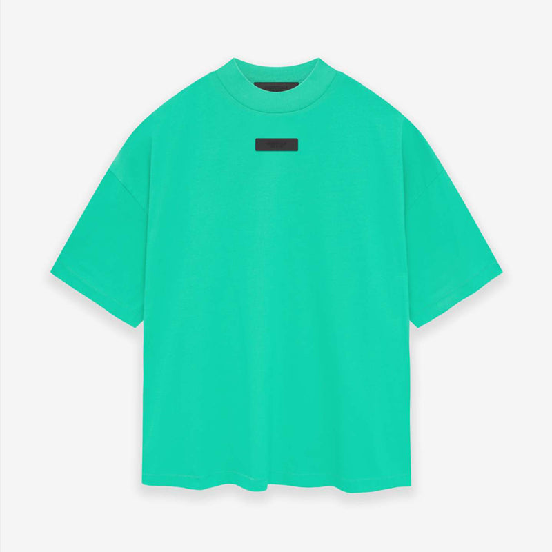 Fear of God Essentials FOG Summer Thin leaf blue crew-neck T-shirt(SS24)